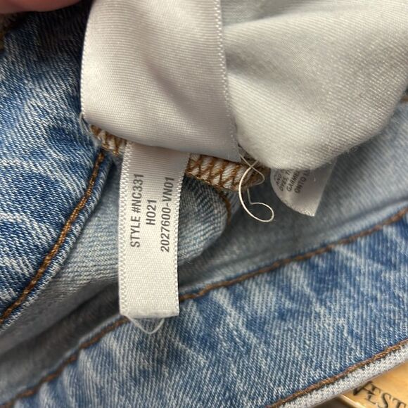 Madewell nc331 The perfect vintage straight Jean in Hoye Wash Repaired size 30 - Picture 7 of 10